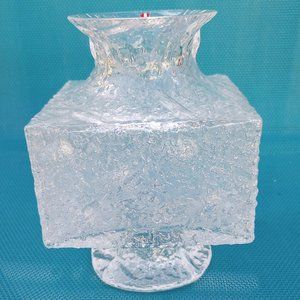 Vintage  Iittalia  Crocus Vase by Timo Sarpaneva Finland